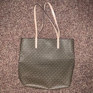 Michael Kors brown logo tote